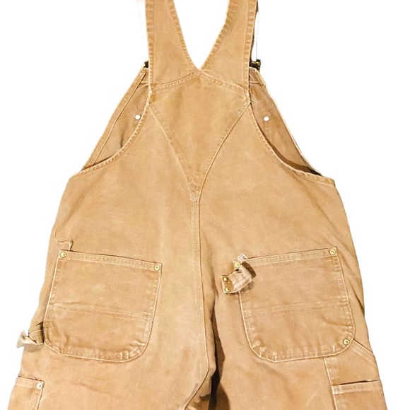 Vintage  Carhartt tan overalls, coveralls (carhartt brown) union made - Picture 5 of 16